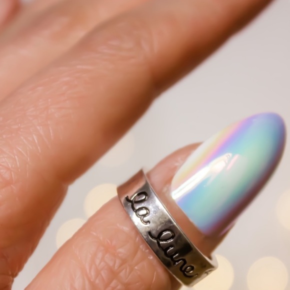 Jewelry - La Lune Antique Silver Tone Adjustable Ring